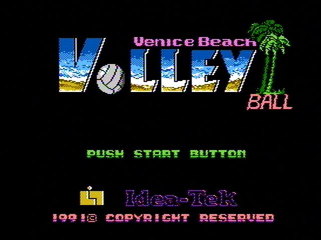 Venice Beach Volleyball screenshot 3 for NES